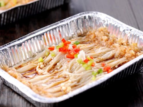 句容锡纸烤金针菇